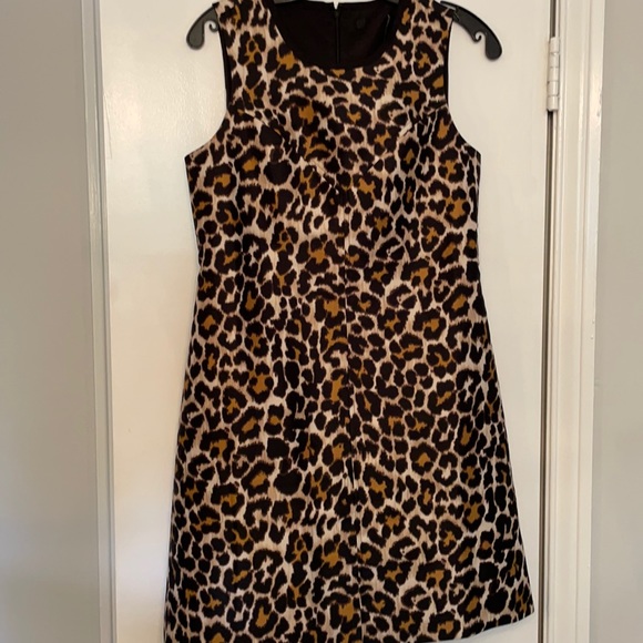 J. Crew Dresses & Skirts - J CREW LEOPARD PRINT DRESS